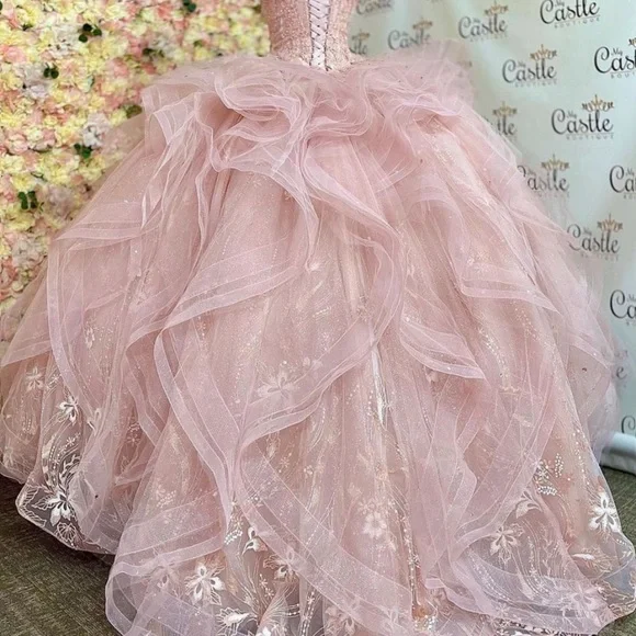Mori Lee Blush pink quinceañera Dress ! - Picture 2 of 6